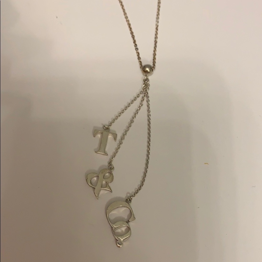 Tiffany & Co year drop necklace